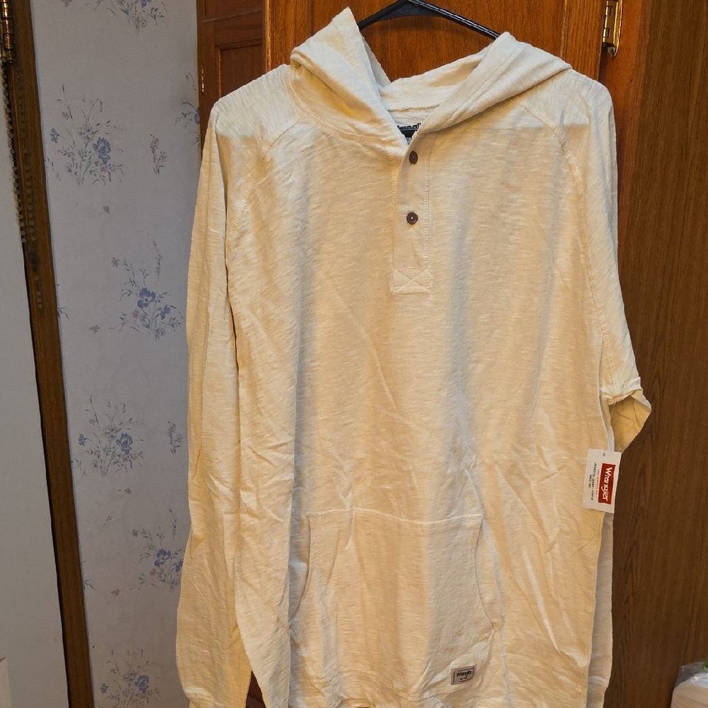 Wrangler Off-White Hoodie Shirt
